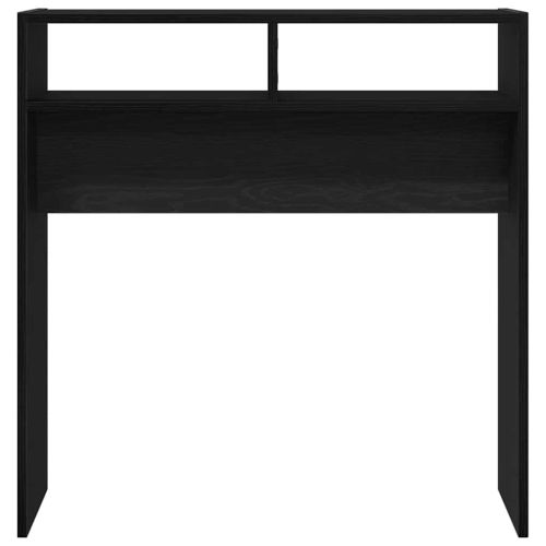 Конзолна маса Черния дъб 78 x 30 x 80 см Инженерно дърво