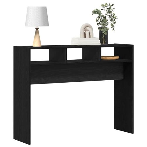 Конзолна маса Черен дъб 105 x 30 x 80 см Инженерно дърво