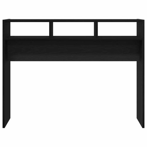 Конзолна маса Черен дъб 105 x 30 x 80 см Инженерно дърво