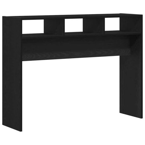 Конзолна маса Черен дъб 105 x 30 x 80 см Инженерно дърво