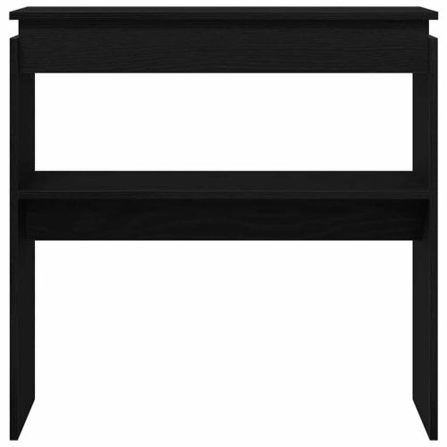 Конзолна маса Черния дъб 80 x 30 x 80 см Инженерно дърво