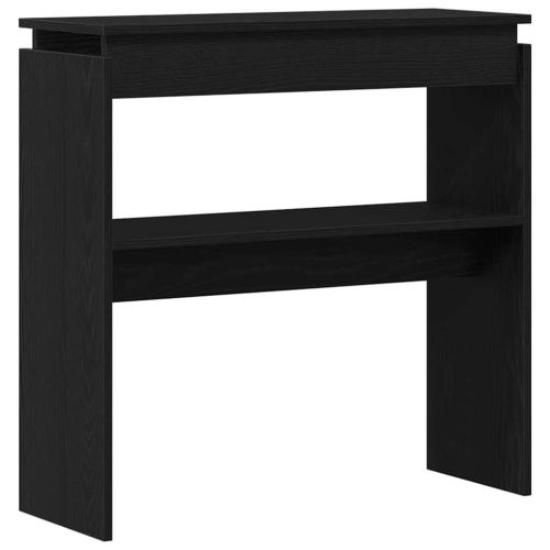 Конзолна маса Черния дъб 80 x 30 x 80 см Инженерно дърво