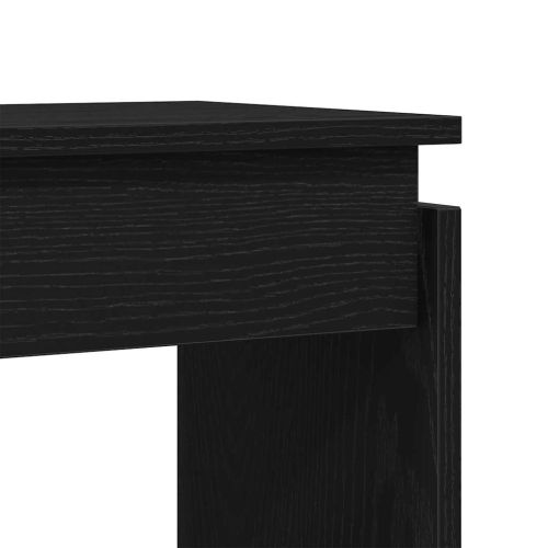Конзолна маса Черния дъб 80 x 30 x 80 см Инженерно дърво
