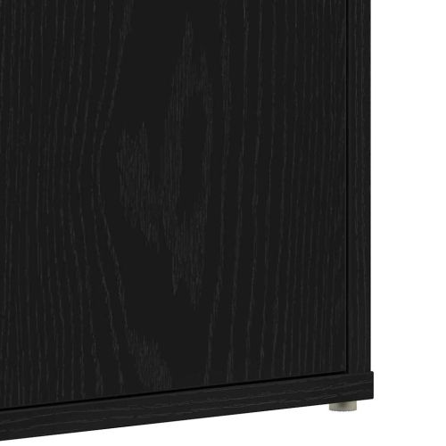 Шкаф за обувки Черния дъб 60 x 35 x 70 cm Инженерно дърво