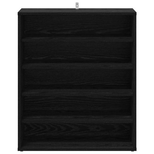 Шкаф за обувки Черния дъб 60 x 35 x 70 cm Инженерно дърво