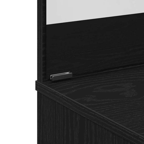 Тоалетка с рафт Черния дъб 74,5 x 40 x 141 cm Инженерно дърво