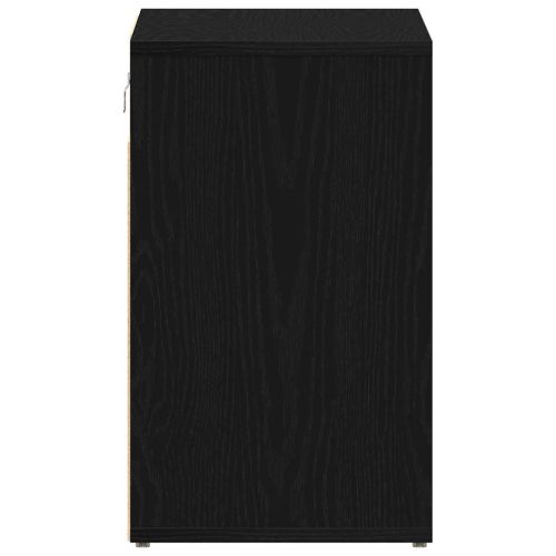 Шкаф за обувки Черния дъб 52 x 30 x 50,5 см Инженерно дърво