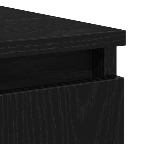 Шкаф за мивка в баня Черния дъб 58 x 33 x 60 см Инженерно дърво