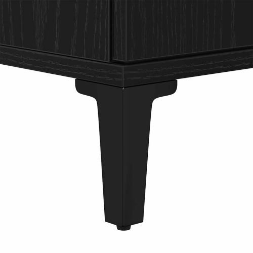 Шкаф за мивка в баня Черния дъб 58 x 33 x 60 см Инженерно дърво