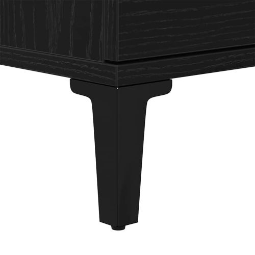 Шкаф за мивка в баня Черния дъб 80 x 33 x 60 см Инженерно дърво