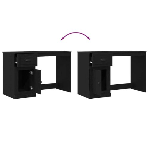 Бюро с чекмедже Черния дъб 50 x 115 x 75 см Инженерно дърво