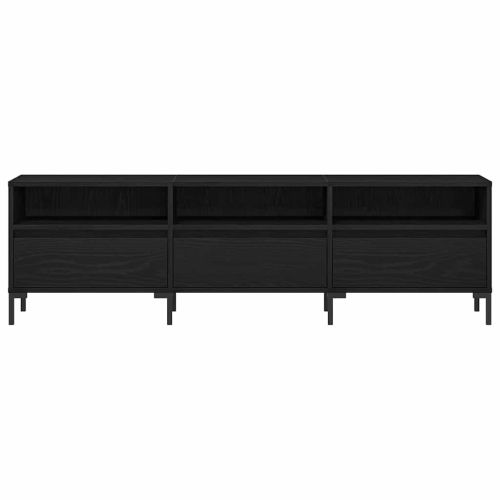 ТВ шкаф Черния дъб 150 x 30 x 44,5 см Инженерно дърво