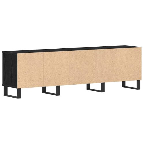 ТВ шкаф Черния дъб 150 x 30 x 44,5 см Инженерно дърво