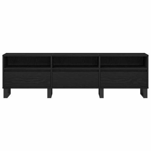 ТВ шкаф Черния дъб 150 x 30 x 44,5 см Инженерно дърво