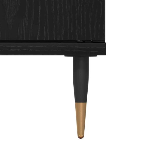 Шкаф за баня с врата Черния дъб 65 x 33 x 60 см Инженерно дърво