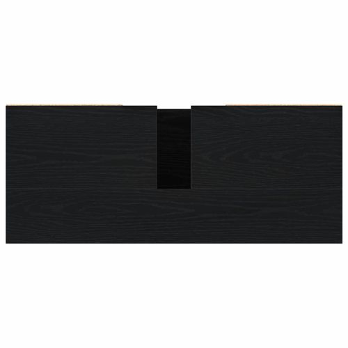 Шкаф за мивка в баня Черния дъб 80 x 33 x 60 см Инженерно дърво