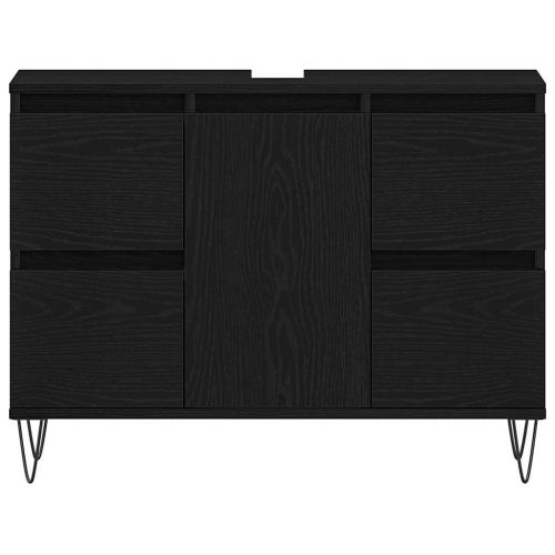 Шкаф за мивка в баня Черния дъб 80 x 33 x 60 см