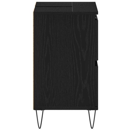 Шкаф за мивка в баня Черния дъб 80 x 33 x 60 см