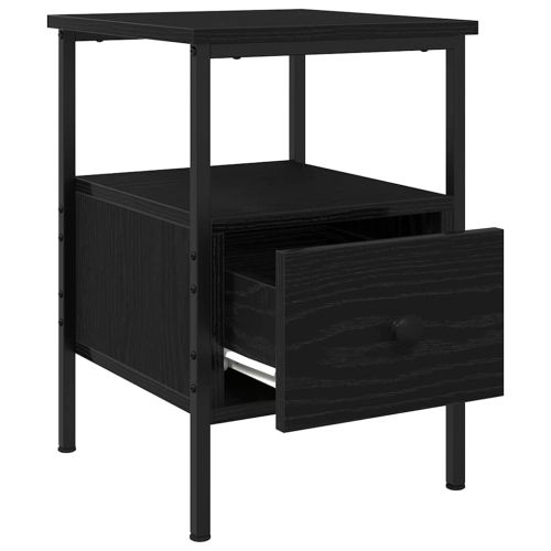 Нощен шкаф Черния дъб 34 x 36 x 50 см Инженерно дърво