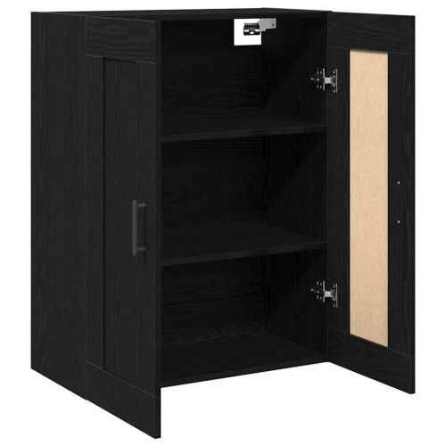 Стенно монтиран шкаф Черния дъб 69,5 x 34 x 90 см