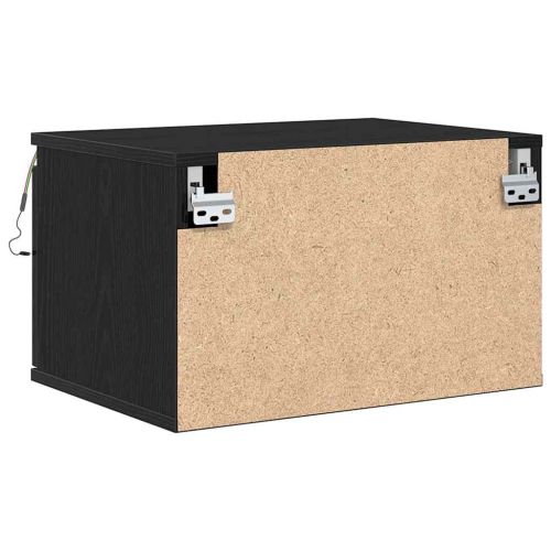 Стенен шкаф за нощно шкафче 2 pcs Черния дъб 50 x 36 x 30 см