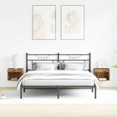 Комплект ТВ шкаф с LED 2 pcs Старо дърво 40 x 30 x 30 см