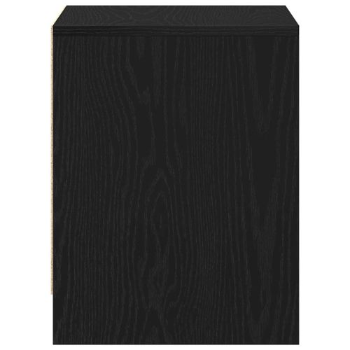 Нощен шкаф 2 pcs Черния дъб 45 x 34 x 44,5 см Инженерно дърво