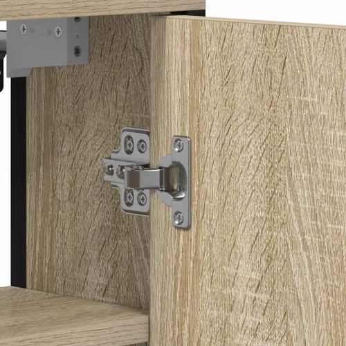 Огледало за баня с рафт със съхранение Бежово 60 x 16 x 60 см