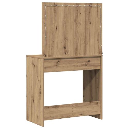 Тоалетка с чекмедже Дъб 78,5 x 41 x 135 см Инженерно дърво