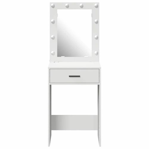 Тоалетка Бяло 50 x 41 x 135 см Инженерна дървесина