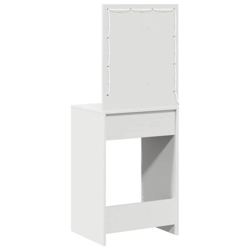 Тоалетка Бяло 50 x 41 x 135 см Инженерна дървесина
