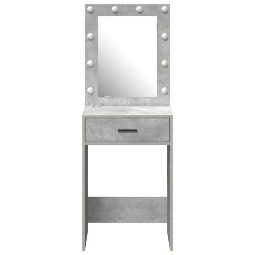 Тоалетка Циментено сиво 50 x 41 x 135 см Инженерно дърво