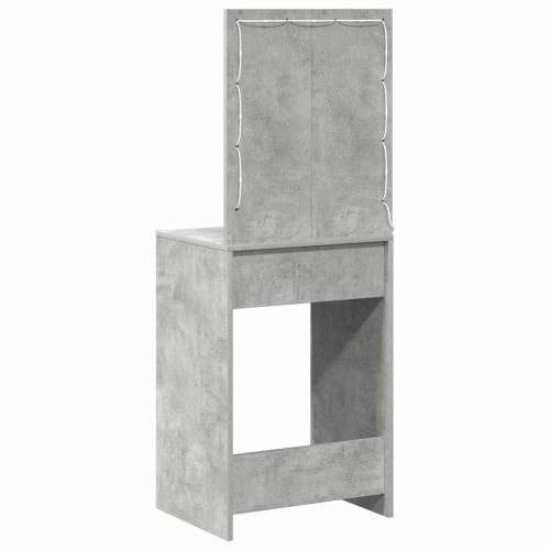 Тоалетка Циментено сиво 50 x 41 x 135 см Инженерно дърво
