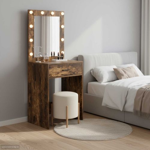 Тоалетка с чекмедже Димян дъб 50 x 41 x 135 см Инженерно дърво