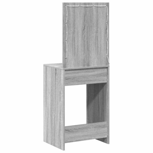 Тоалетка с чекмедже Сив Сонома 50 x 41 x 135 см Инженерно дърво