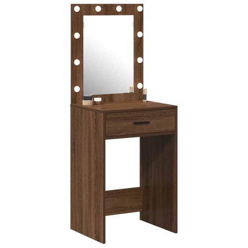 Тоалетка Кафяв дъб 50 x 41 x 135 см Инженерна дървесина