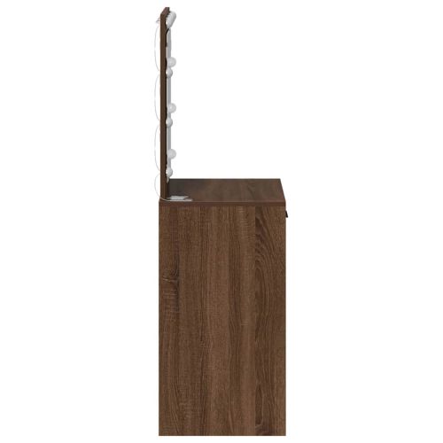 Тоалетка Кафяв дъб 50 x 41 x 135 см Инженерна дървесина