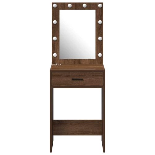 Тоалетка Кафяв дъб 50 x 41 x 135 см Инженерна дървесина