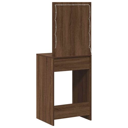 Тоалетка Кафяв дъб 50 x 41 x 135 см Инженерна дървесина
