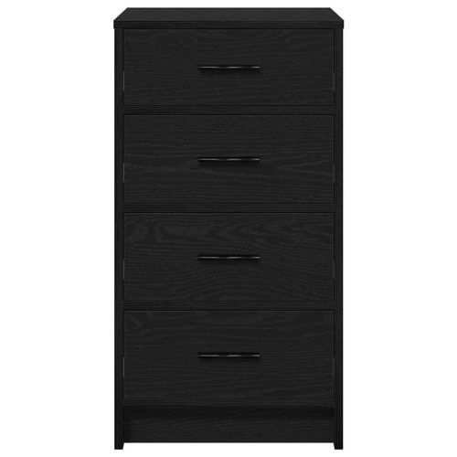 Служебен шкаф Черен дъб 40 x 41 x 75 см Инженерно дърво