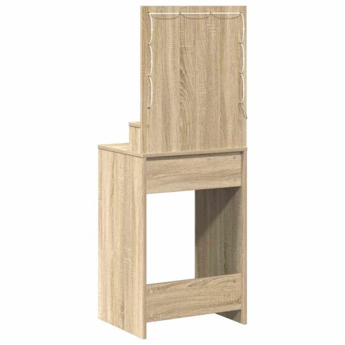 Тоалетка с чекмедже Сонома дъб 50 x 41 x 135 см Инженерно дърво