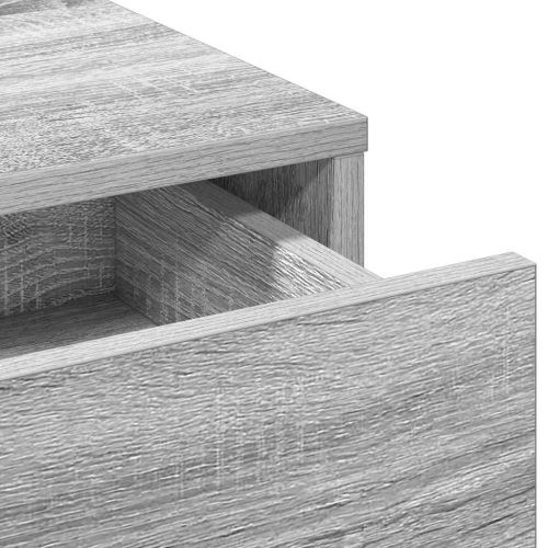 Тоалетка с чекмедже Сив Сонома 50 x 41 x 135 см Инженерно дърво