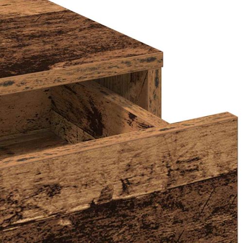 Тоалетка с рафт Старо дърво 50 x 41 x 135 см Инженерно дърво