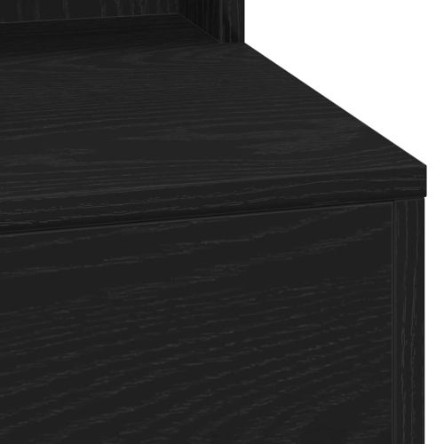 Тоалетка с рафт Черния дъб 100 x 41 x 135 см Инженерно дърво