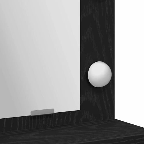 Тоалетка с рафт Черния дъб 75,5 x 41 x 135 см Инженерно дърво