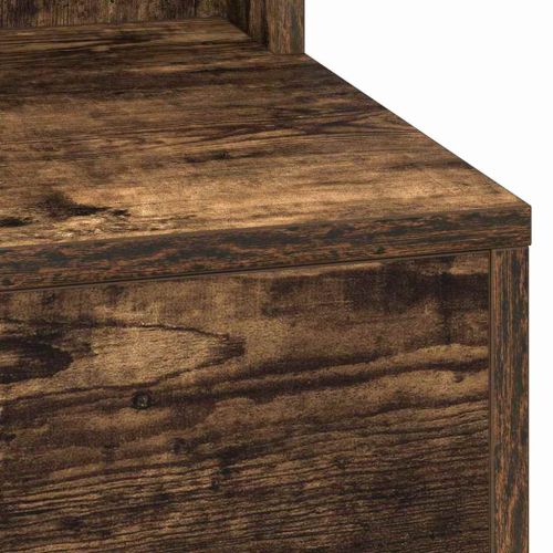 Тоалетка с рафт Димян дъб 75,5 x 41 x 135 см Инженерно дърво