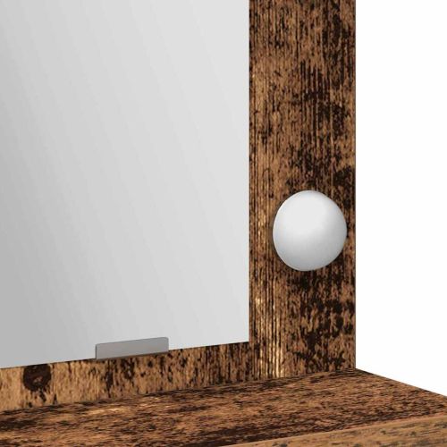 Тоалетка с рафт Старо дърво 75,5 x 41 x 135 см Инженерно дърво