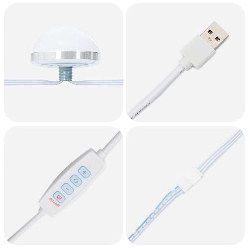 Тоалетка с рафт с огледало Дъб 50 x 41 x 135 см Инженерно дърво