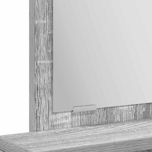 Тоалетка с чекмедже Сив Сонома 50 x 41 x 140 см Инженерно дърво