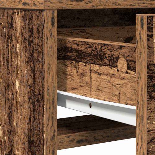 Тоалетка с рафт Старо дърво 50 x 41 x 140 см Инженерно дърво